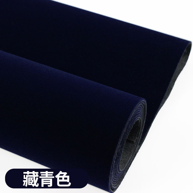 厚みのある粘着性の裏地付き自己粘着フランネル黒暗号化された粘着性植毛生地粘着性カウンターフランネル黒フランネルディスプレイ|undefined