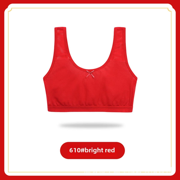 673#6 6 6#small vest-red