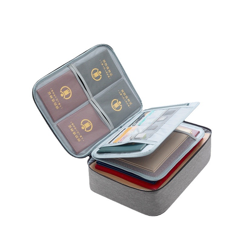 Certificado bolsa hogar simple hombres y mujeres archivo bolsa de almacenamiento bolsa multifuncional titular de la tarjeta Oxford bolsa de almacenamiento de tela bolso