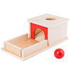 Wooden teaching aids Montessori for boxes for kindergarten, toy with coins, early education, science and technology