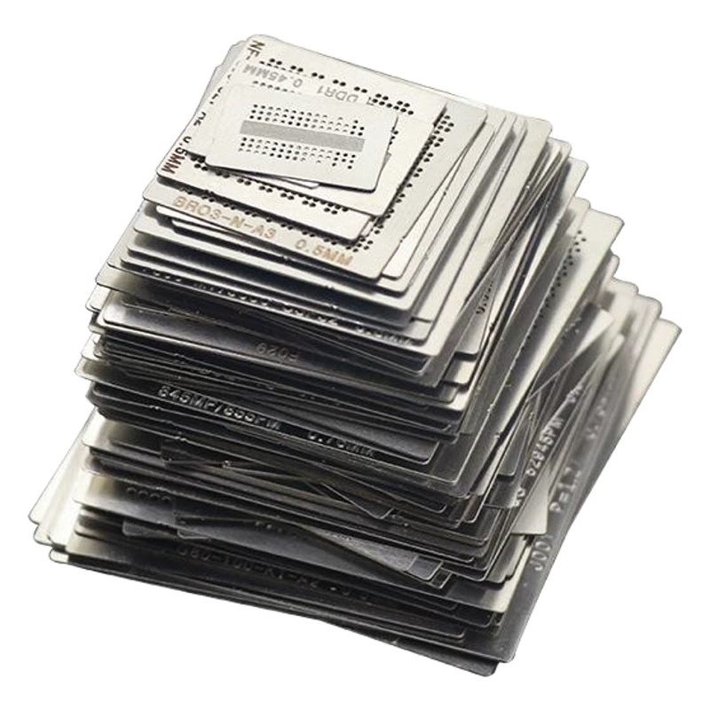 Оптовая BGA маленькая стальная сетка 130 шт. Набор небольшой стальной сетчатый ноутбук специальный костюм для посадки мячей BGA мяч посадка Оловянная сетка