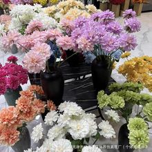 3头芙蓉牡丹 家居装饰酒店橱窗餐桌摆件 花艺设计 样板间陈设假花