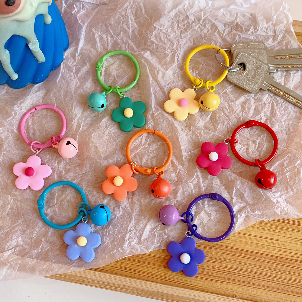 1 Piece Cute Flower Resin Women's Keychain display picture 1