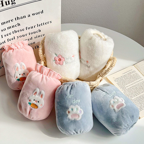 Children's sleeves mid-length winter anti-fouling and stain-resistant cute girls' down jacket sleeves for boys and girls baby sleeves