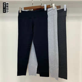 欧美风全新包装新品厚款薄棉迷彩弹力瑜伽裤运动显瘦加绒打底裤女