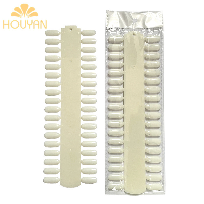 Nail art display plate color plate 36 long nail polish gel color card novice practice nail polish nail art tool