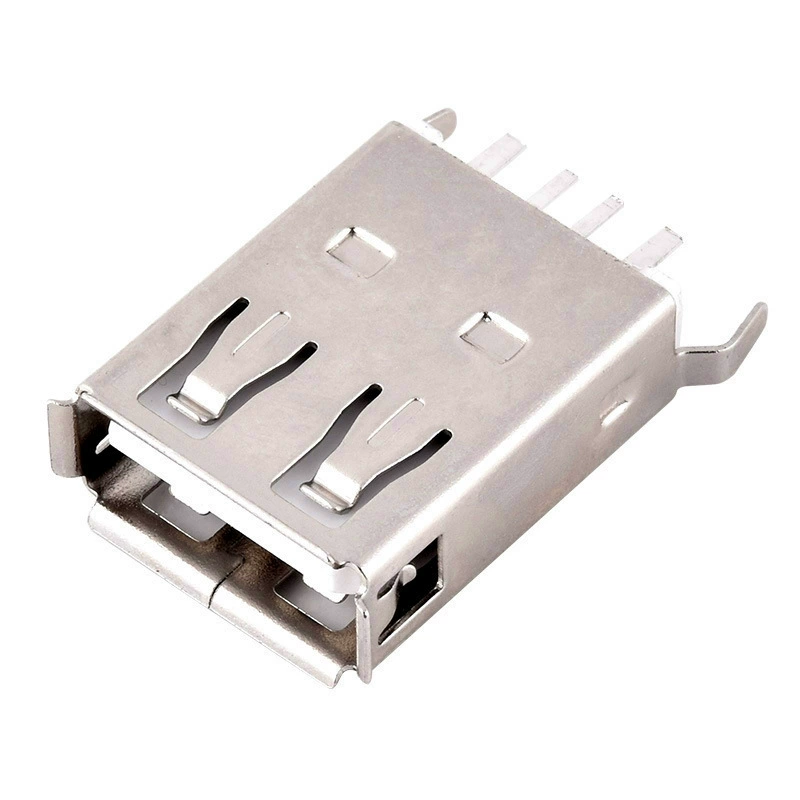 USB AF charging interface vertical 180 degree straight-insert curling edge bend foot 17.5/19.6 multi-functional insertion special