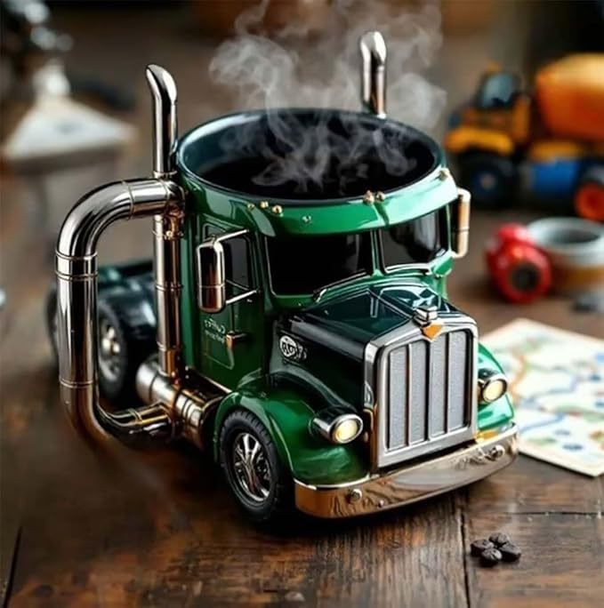 Taza de camión - Verde oscuro