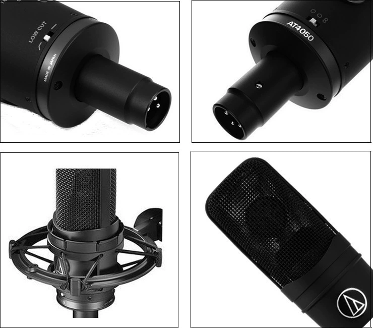 Профессиональный микрофон Audio Technica/Iron Triangle AT4050 для звукозаписывающей комнаты, большой вибрационный пленочный емкостный микрофон