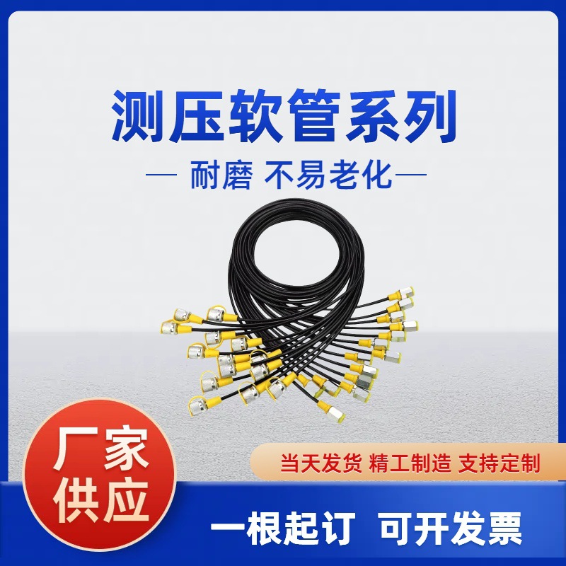 测压测试管厂家直供2*5  3*6 测试软管树脂管工作压63MPa压力表管