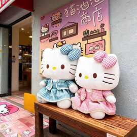 kt猫毛绒玩具小猫可爱玩偶娃娃工厂现货跨境批发娃娃毛绒公仔猫咪