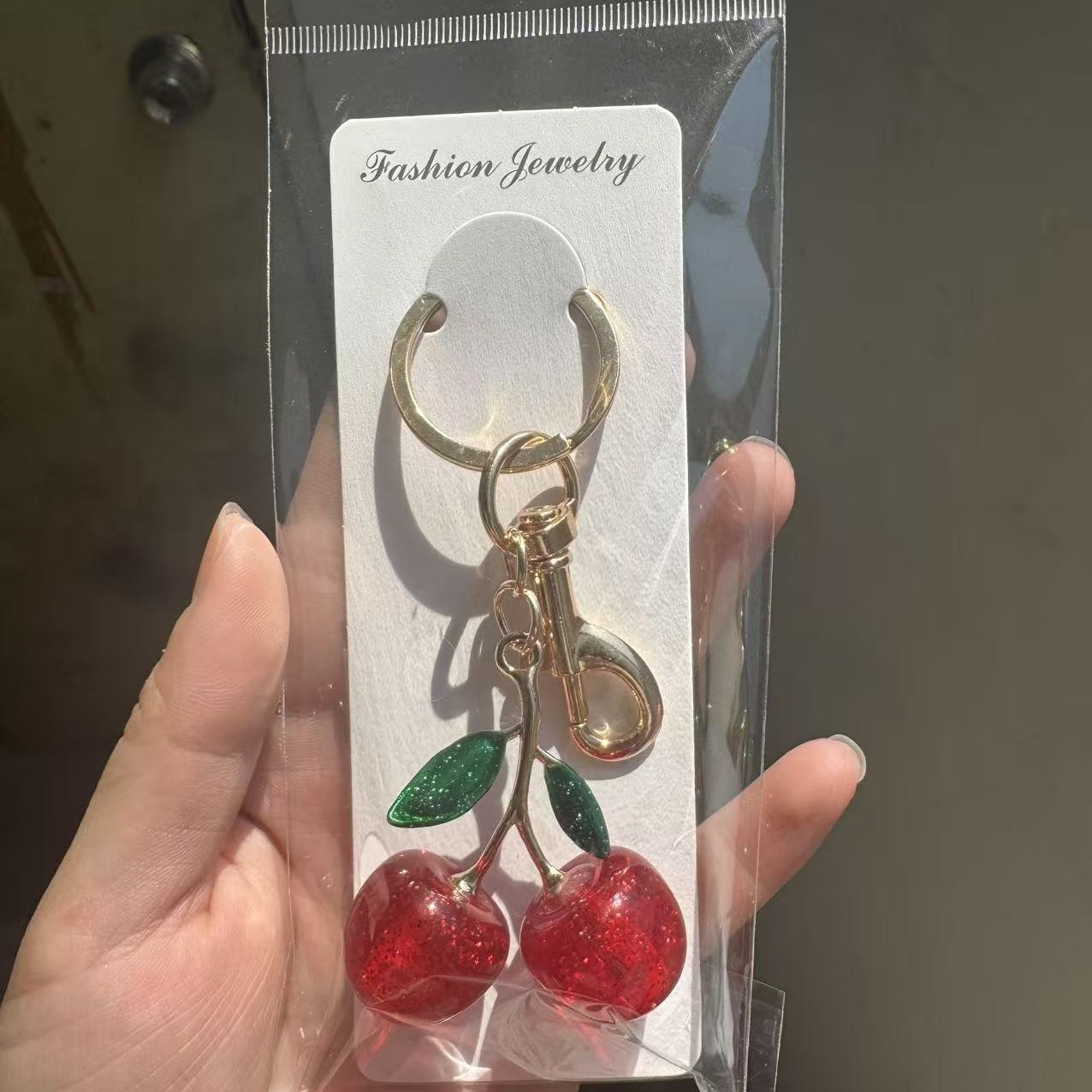 뉴 체리 레드 하프 버클 B