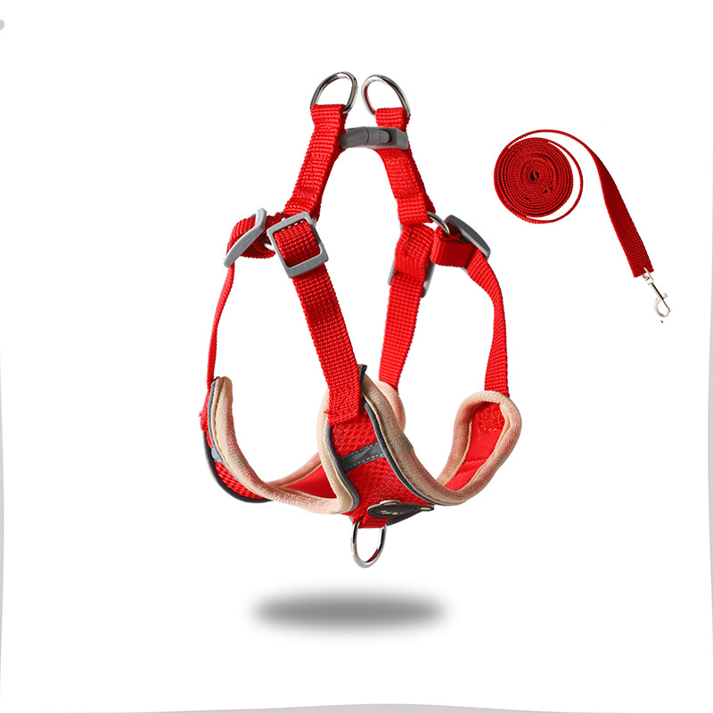 Harness Walking Rope Pet Supplies Chain Vest-Style Dog Leash_voghion.com
