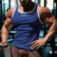 2025 summer new cross-border independent station men's sports vest fitness vest fashion brand men's vest