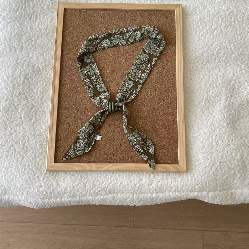 美拉德印花丝巾项链女2025新款爆款个性森系毛衣链小众设计感配饰|undefined