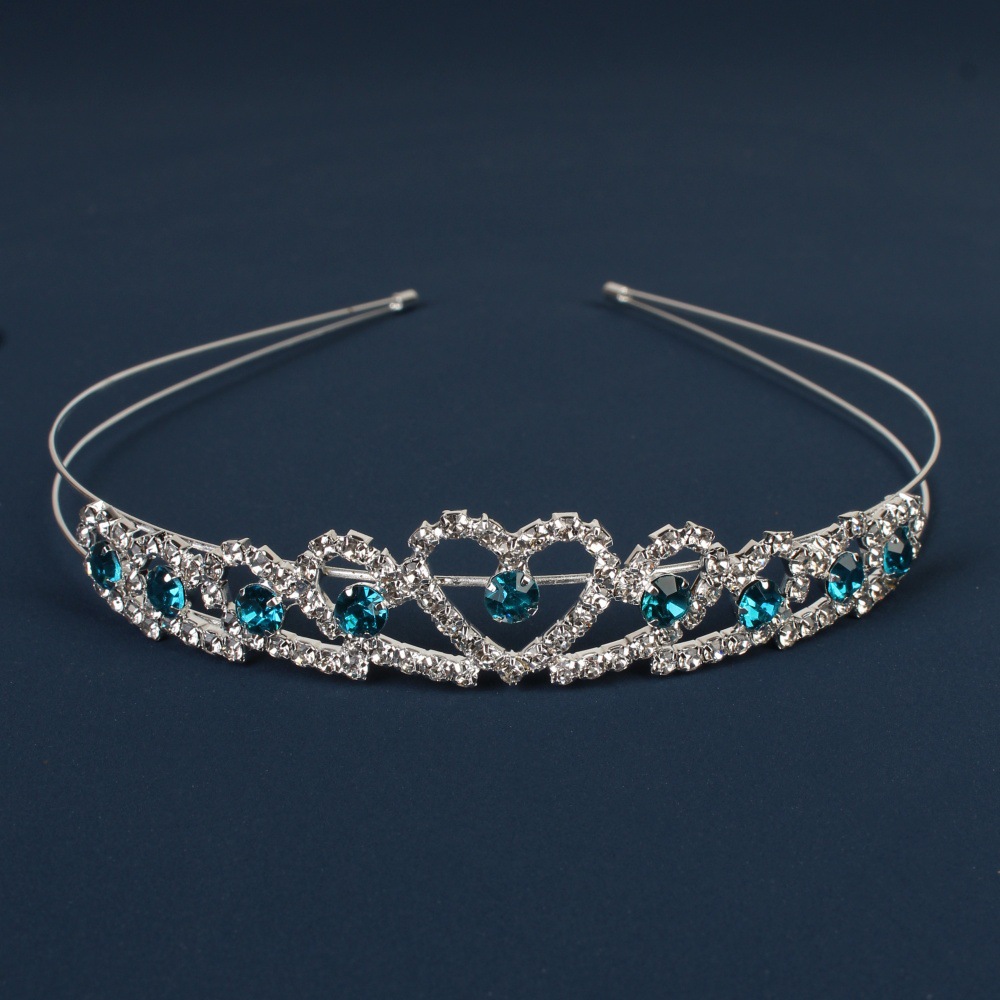 Comercio exterior transfronterizo coreano nupcial forma simple foto tocado perla rhinestone dulce diadema de diamante japonés y coreano diadema