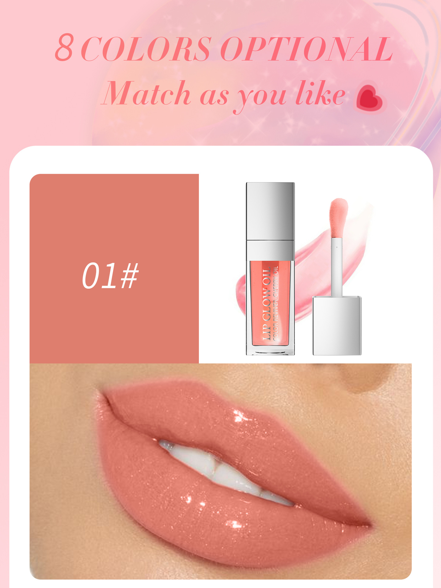 Hellokiss Lip Moisturizing and hydrating Color Changing Lip Oil Item Picture