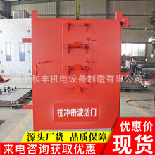 矿用抗冲击波密闭门井下材料库防爆门2500KPa抗冲击带通风活门