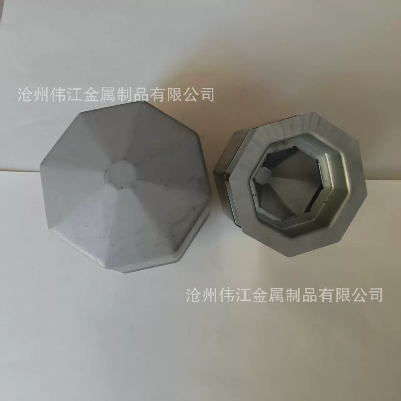 市政交通八角帽 外贸立柱栏杆楼梯配件 道路护栏厂家供应防护围栏