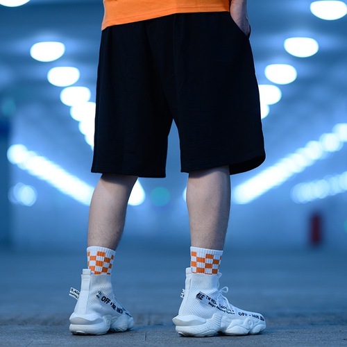 New  Short Shorts Athletic Short Pants For Men Five-Pocket Pants Large Size Breathable Streetwear Hip-Hop Comfort Casual Pants