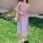 无袖夏季新款法式连衣裙