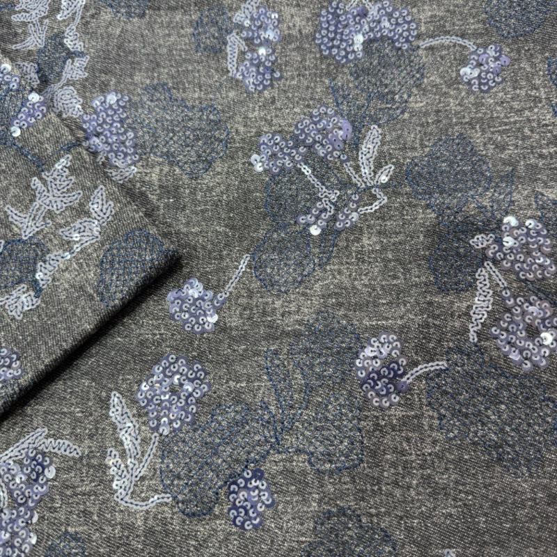 Джинсовая ткань Original Chaos Vineyard с вышивкой, готовая к использованию для одежды, головных уборов, рукоделия, DIY, весенне-летняя джинсовая ткань