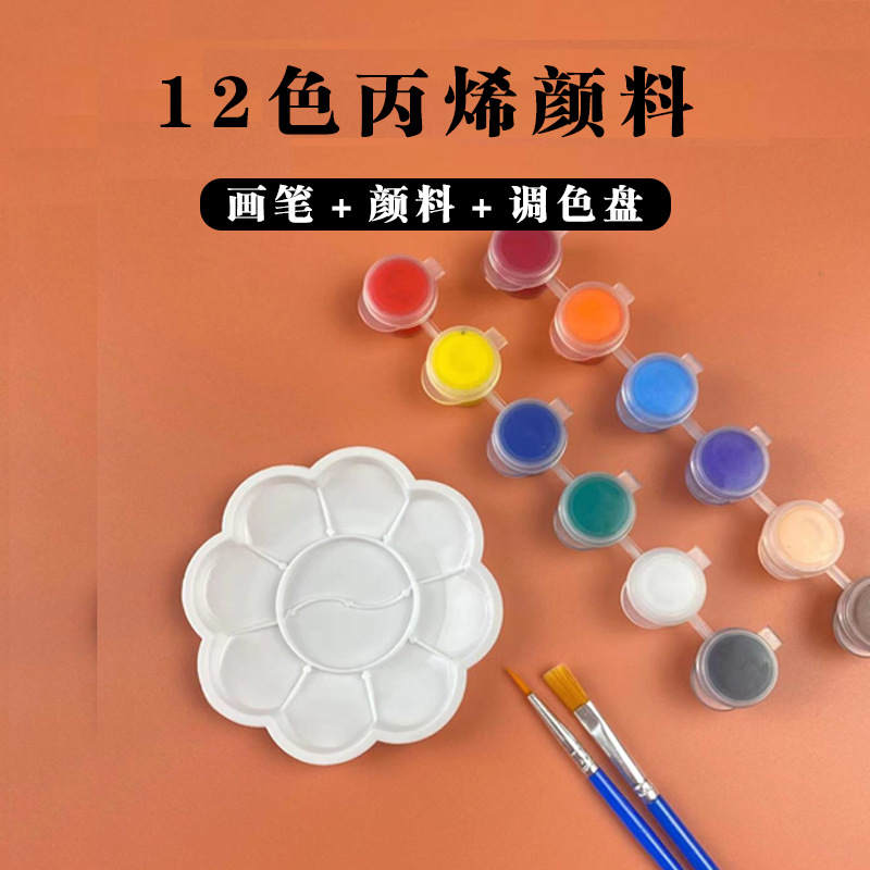 12 색 아크릴 안료