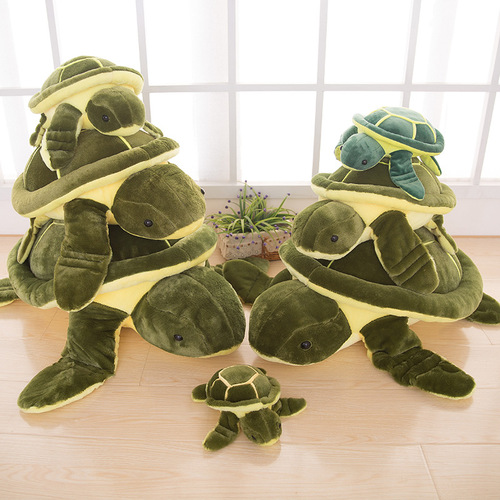 Sea Turtle Plush Toy Sofa Cushion Stuffed Animal Cute Money Turtle Girl