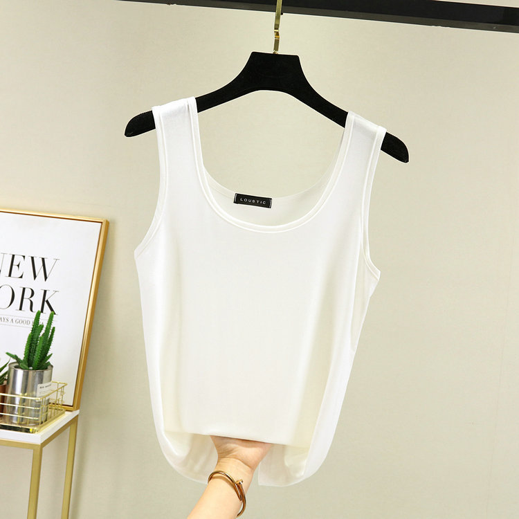 Loose Version Solid Color Pattern Summer Season Women'S Gender Casual Style Wholesale Women'S Casual Solid Color Tank Tops