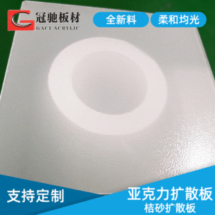 Customized Acrylic Diffusion Plate, Milky White Orange Pattern, Orange Pattern Frosted Light-Transmitting Plate, Customized Organic Glass Led Diffusion Plate