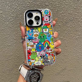 小怪兽新款17适用于iPhone16promax苹果15可爱14pro透明保护套air