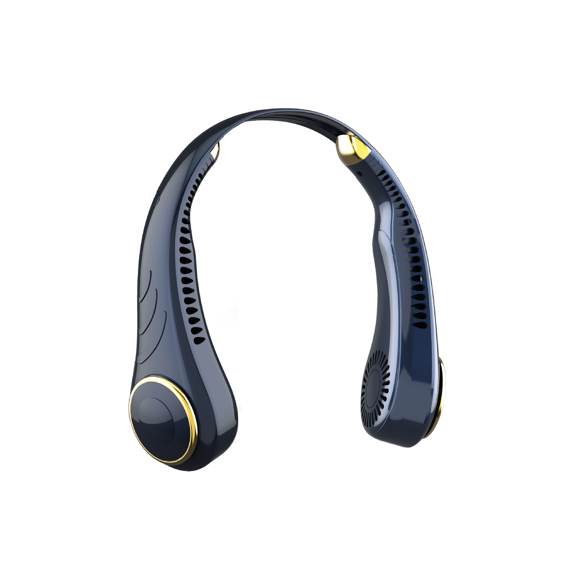 Gente perezosa transfronteriza sin hojas gran ventilador de cuello colgante de viento mini deportes portátiles al aire libre pequeño ventilador silencioso regalo al por mayor