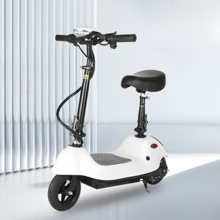 Foldable Mini Electric Car Small Work Scooter Dolphin Battery Car Men's and Women's Portable Scooter