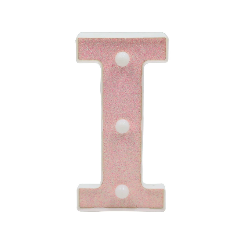 16cm cross -border colorful pink LED letters model lights daily party confession wedding scene layout laying lamp