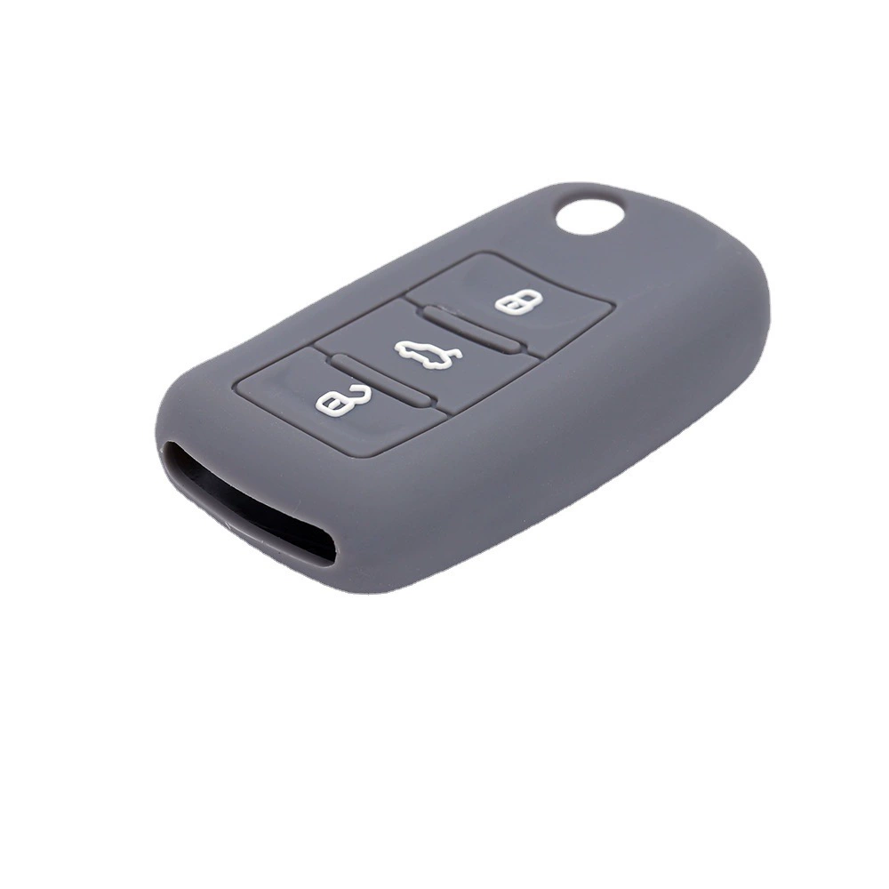 Car keys, silicone folding key bag, protective remote control for keys, 3 keys