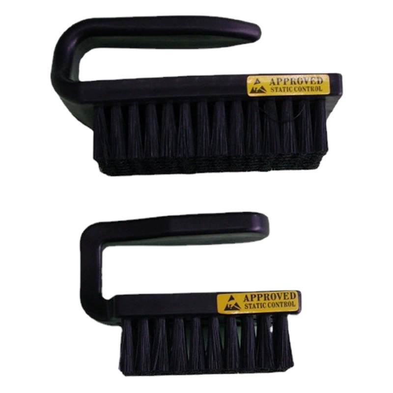 Оптовая Антистатическая щетка промышленная зубная щетка U-образная щетка кривошипная щетка Черная Антистатическая щетка большого и среднего размера