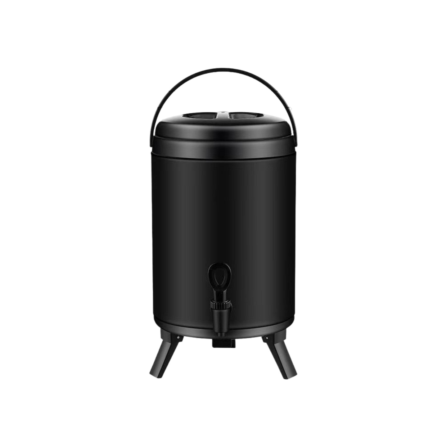 Barril de té de leche de acero inoxidable, barril de té de leche de soja para desayuno, barril de té de refrigeración de leche de soja, gran capacidad comercial, barril de aislamiento térmico integral