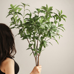 Beihan Meima Zuimu artificial flowers fake green plants indoor home living room plant flower arrangement hanging clock decoration wholesale