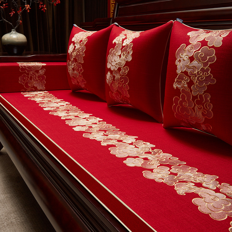 Xiangyun Ruicai-중국 레드 [도리스 린넨 코트]