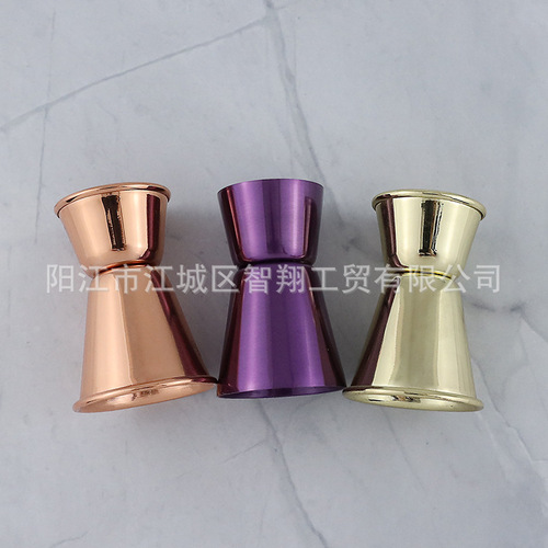 304 stainless steel multiple ml double-headed graduated ounce cup bar bartending tool measuring cup wine measurer