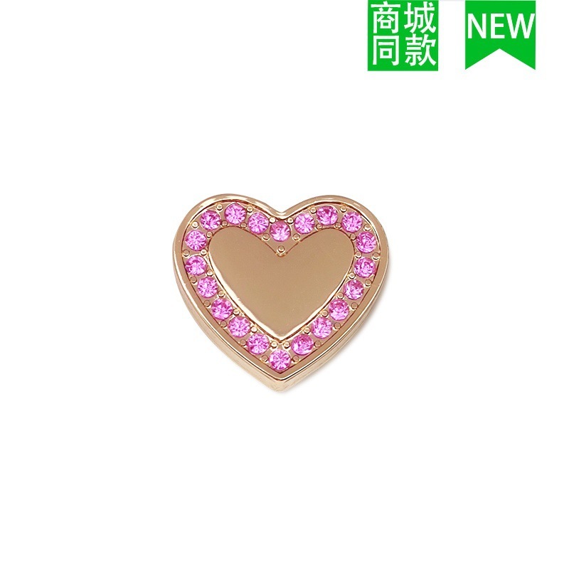 クロスボーダー卸売新しいクロックスアクセサリー靴バックル金属レターチェーン適応クロス靴花 DIY アクセサリー|undefined