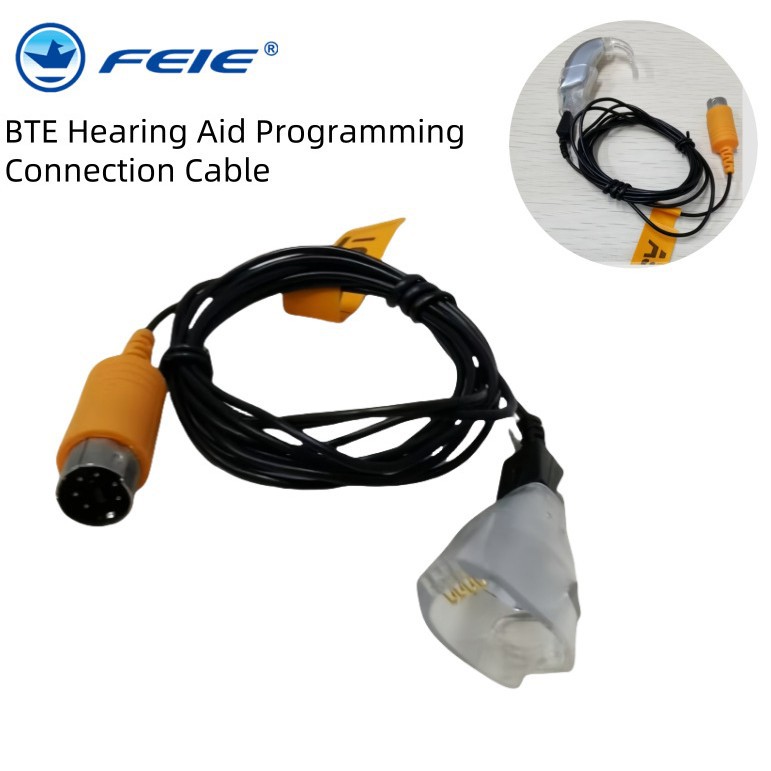 飞鹅跨境批发BTE助听器编程连接线BTEHearingAidProgrammingCable