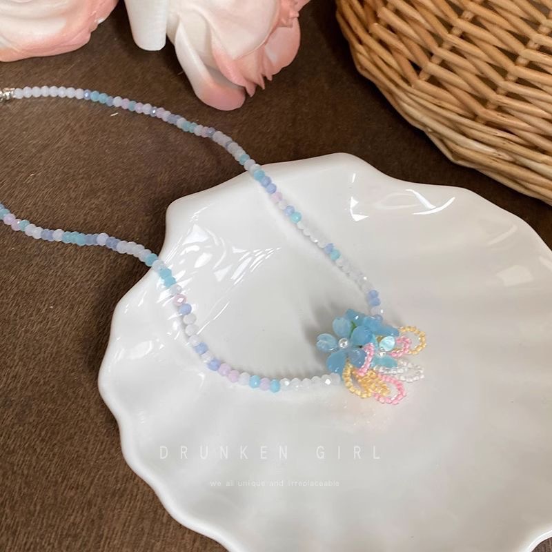 Oversized Enamel Flower Bracelet For Women 3d Floral Statement_voghion.com
