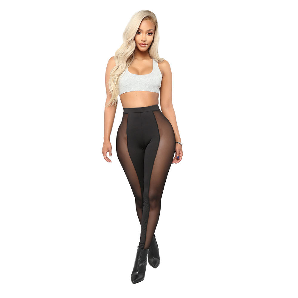 Sports See-Through Leggings NSZH93701