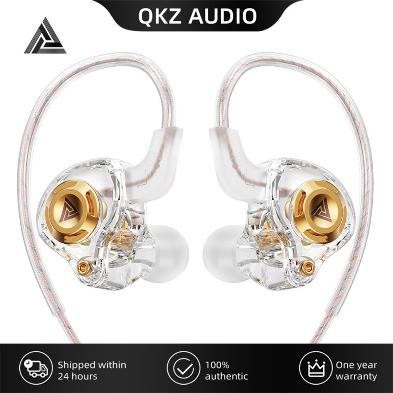 QKZ AK6 SRS インイヤーダイナミックヘッドフォン HiFi 音質重低音ワイヤー制御有線ハンドスポーツヘッドフォン|undefined