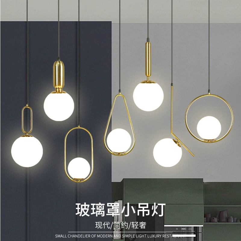 Creative bar ceiling lamp for living room, modern and minimalistic LED lights for bed, (Cross-border trading), internet celebrity, light luxury style
