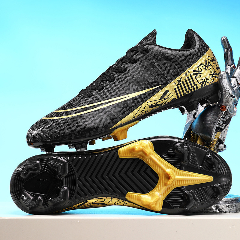 Tenis de Fútbol de Caña Baja de Gamuza y TPR Ligeros y Flexibles para Césped Artificial image 4