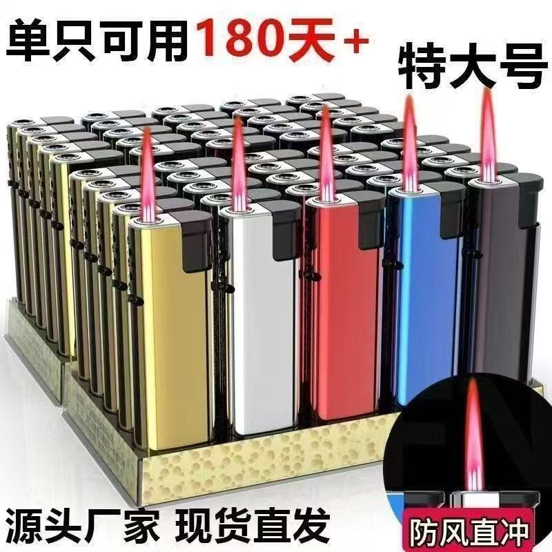 ワイドバージョンの大型インターネットセレブ人気ライター、厚みのある高価値防風灯油ライター、新しいスタイル、耐久性が向上|undefined
