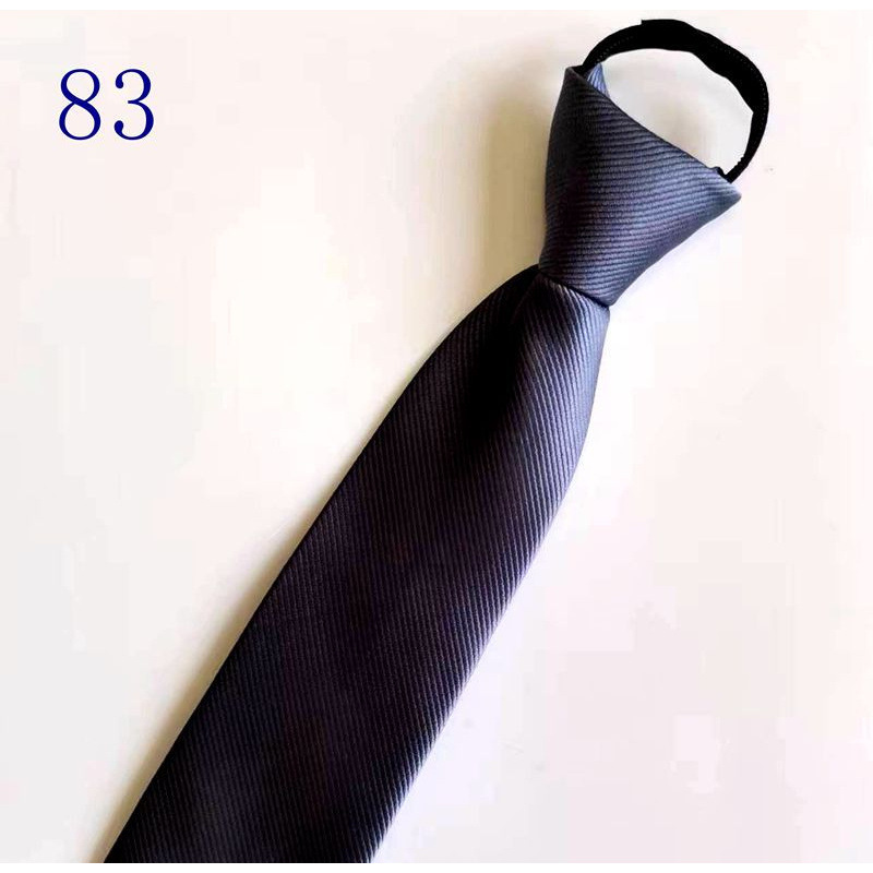男士拉链新郎结婚红色8cm正装商务黑色免打结懒人易拉得蓝色_