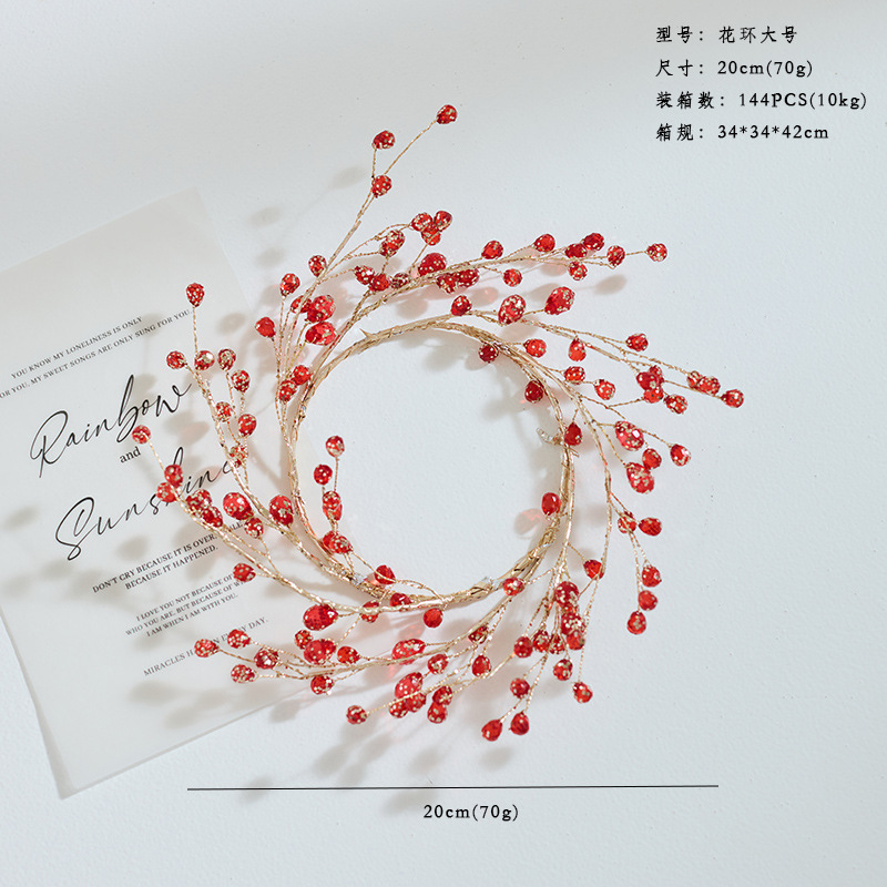 Buscando árbol de Navidad transfronterizo nuevo festivo acrílico rojo decoración de vacaciones accesorios DIY árbol transparente decoración